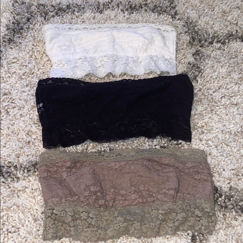 Free People lace Bandeaus